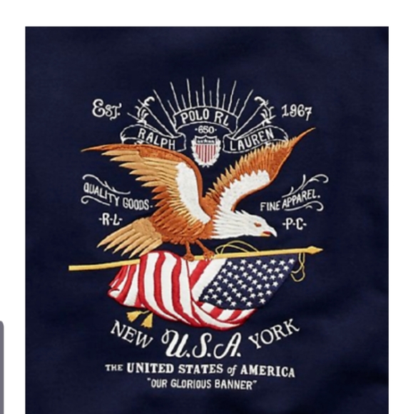 Ralph Lauren Embroidered Eagle Sweatshirt - Picture 3 of 6